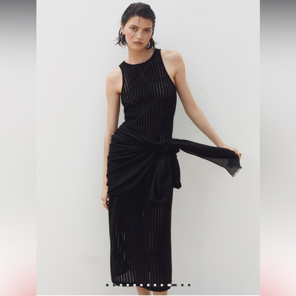 NWT Mango Open Knit Dress